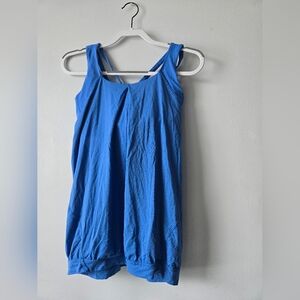 Lululemon Nouveau Limits Porcelaine Blue Tank